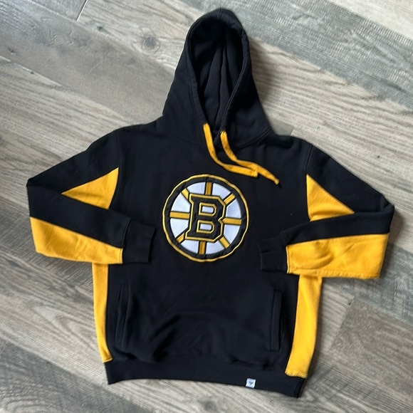 Fanatics Boston Bruins black and gold hoodie sweatshirt men’s size large - Picture 1 of 10